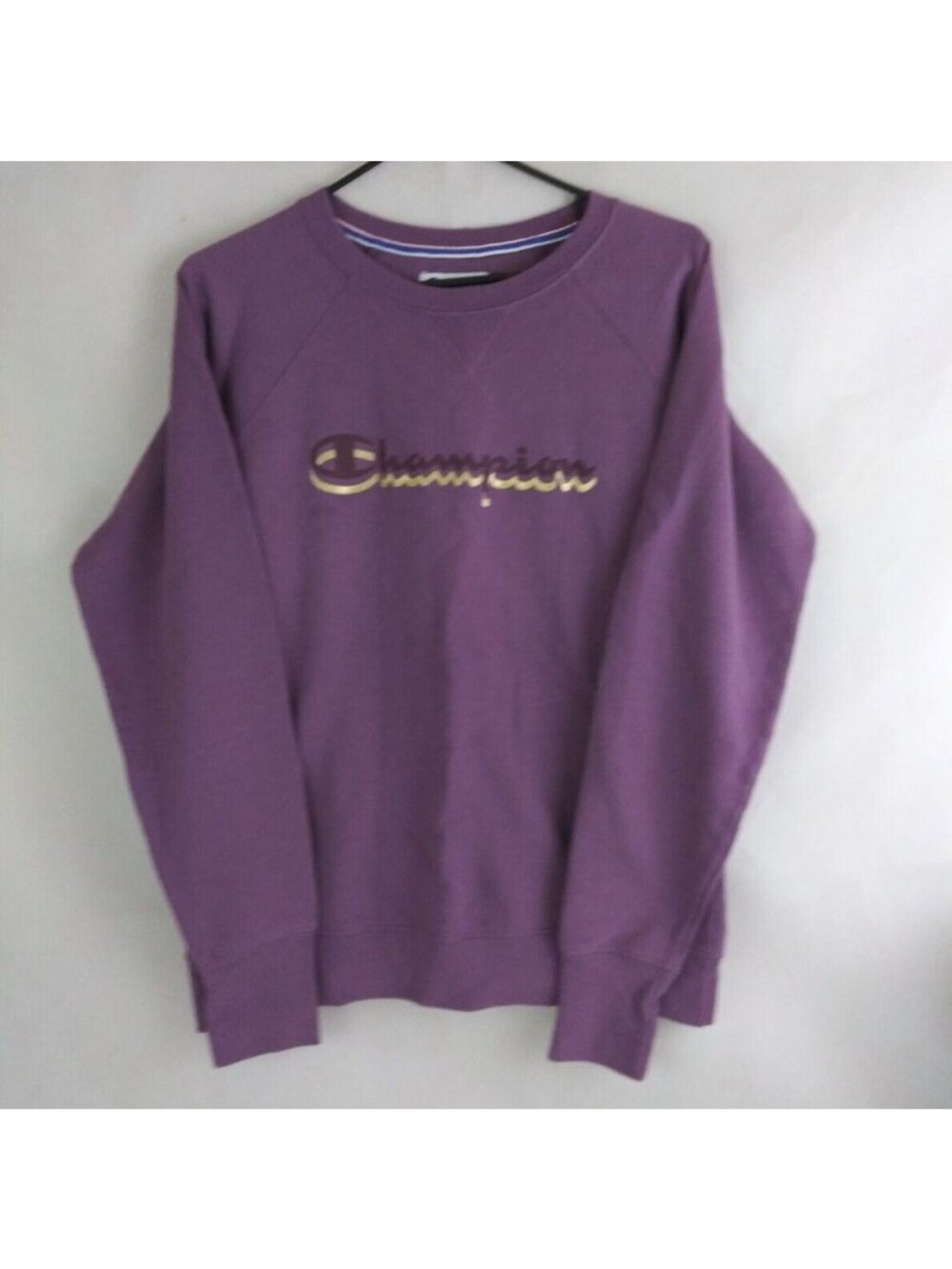 Champion Women's Purple Sweatshirt Size Medium